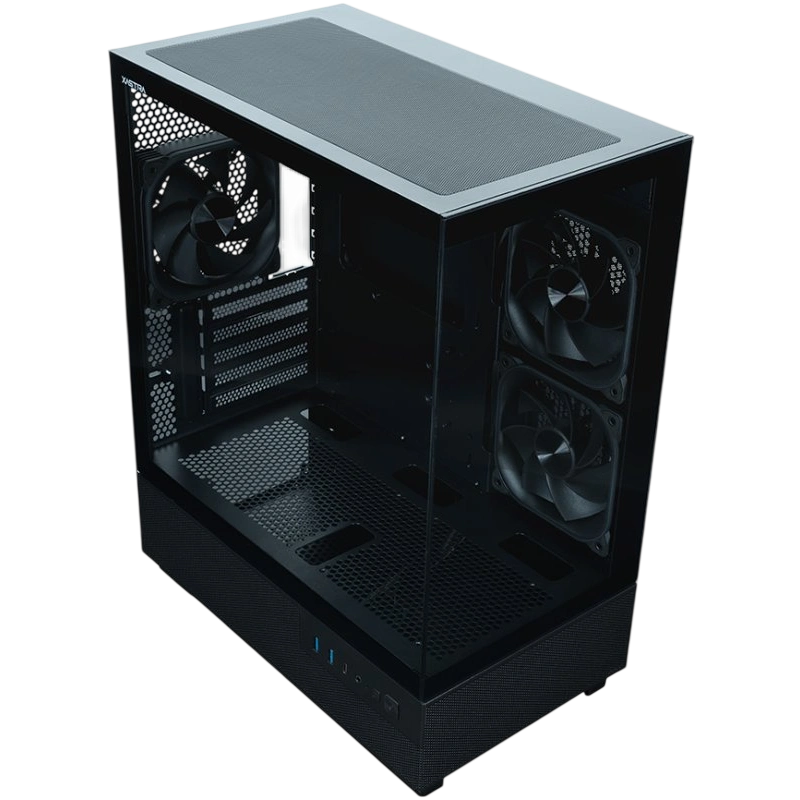 Компьютерный корпус XASTRA Q400M 3ARGB-FG-C6-UC ARGB Black (Q400M-3FG12A-C6-UC)