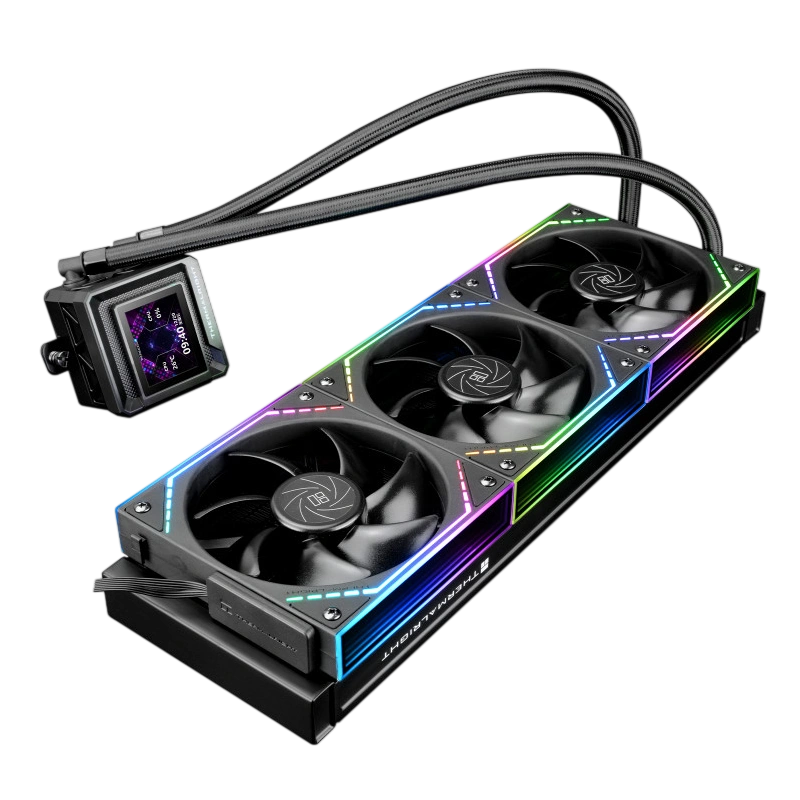 Система жидкостного охлаждения для процессора Thermalright Frozen Warframe SE 360 ARGB Black V2 (TRFWSE360ABV2)