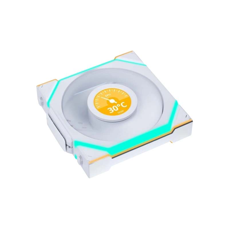 Комплект вентиляторов для корпуса Lian Li UNI FAN SL WIRELESS LCD 120 Reverse Blade ARGB White (G99.12RSLLCD1W3W.R0)
