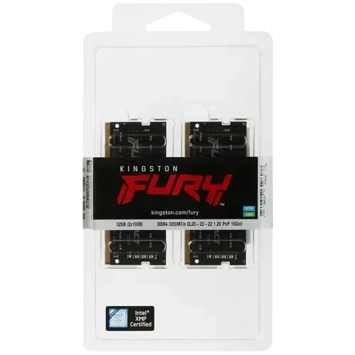 Оперативная память 32 Gb 3200 MHz Kingston FURY IMPACT (KF432S20IBK2/32) RTL