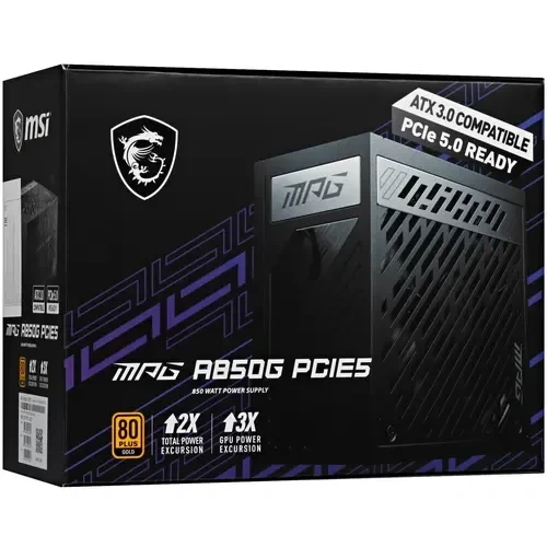 Блок питания MSI 850W MPG A850G (306-7ZP7B11-CE0) 16 Pin (PCIe 5.0 Connector Cable Details)