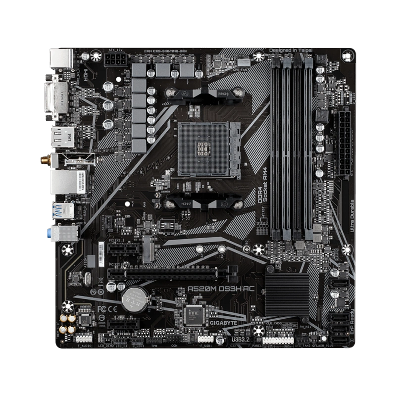 Материнская плата Gigabyte A520M DS3H AC