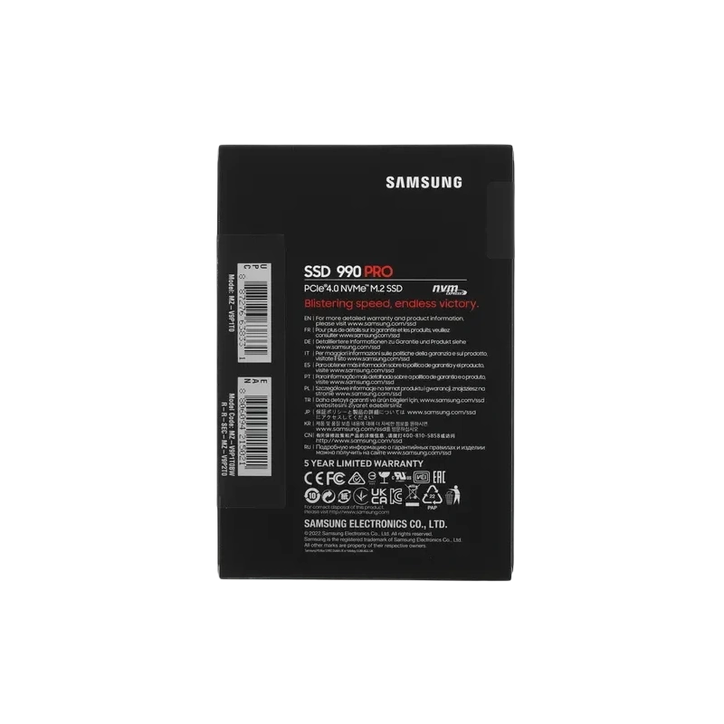 Твердотельный накопитель Samsung 1000 Gb 990 PRO (MZ-V9P1T0BW)