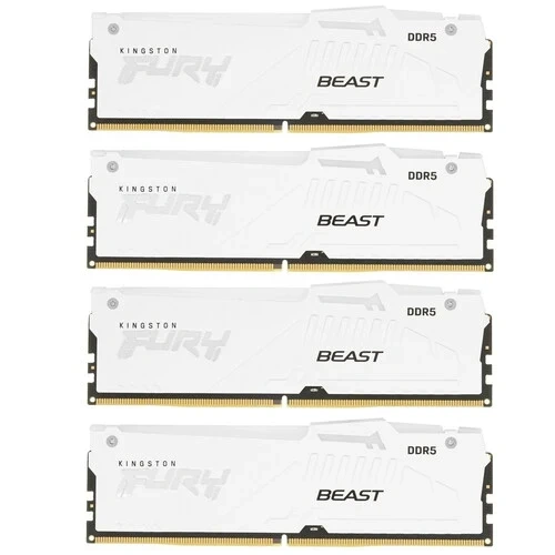 Оперативная память 64 Gb 6000 MHz Kingston FURY Beast RGB White (KF560C40BWAK4-64)