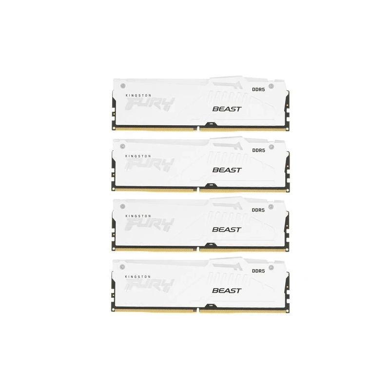 Оперативная память 64 Gb 6000 MHz Kingston FURY Beast RGB White (KF560C40BWAK4-64)