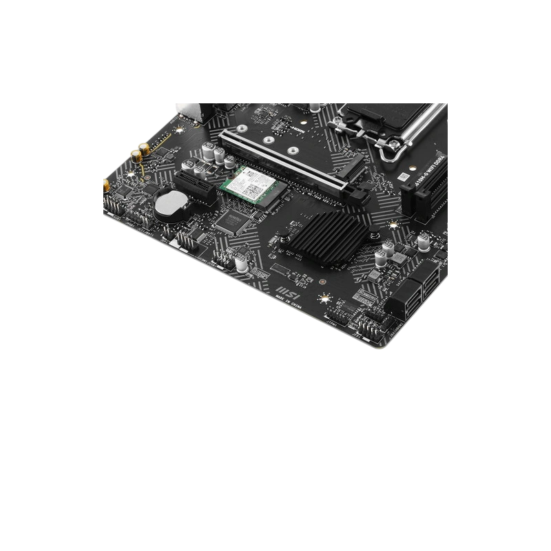 Материнская плата MSI PRO H610M-G WIFI DDR4 2 x кабель SATA, антенна Wi-Fi, диск с ПО, документация, задняя планка, крепеж для разъема M.2