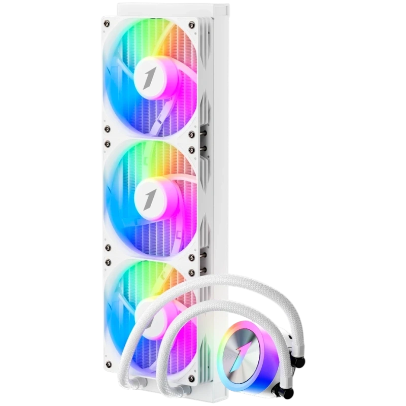 Система жидкостного охлаждения для процессора 1STPLAYER TS1 360 ARGB White (TS1-360-WH)