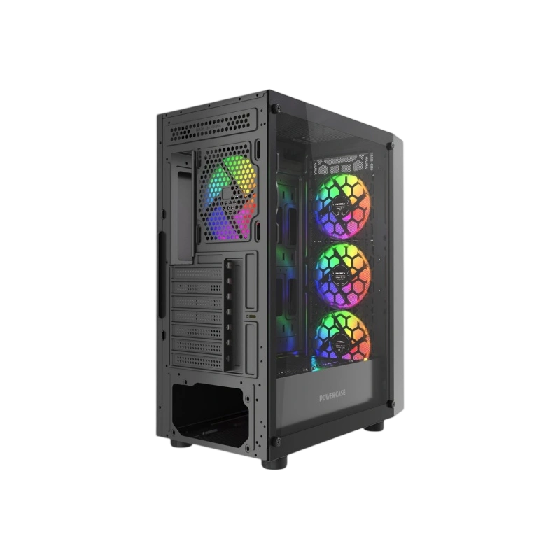 Компьютерный корпус Powercase Mistral EA19 TG ARGB Black (CMAEA19-A4)