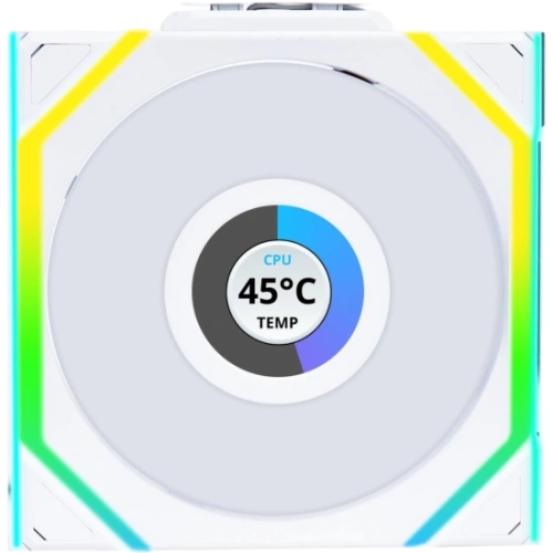 Вентилятор для корпуса Lian Li UNI FAN SL WIRELESS LCD 120 Reverse Blade ARGB White 12RSLLCD1W1W (G99.12RSLLCD1W1W.R0)