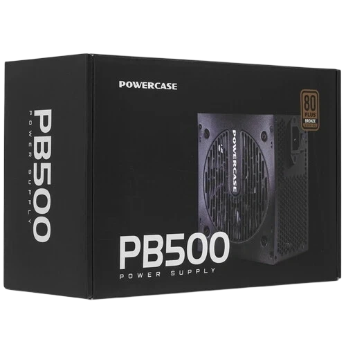 Блок питания Powercase 500W PB500 Black (PS-500B-DC)