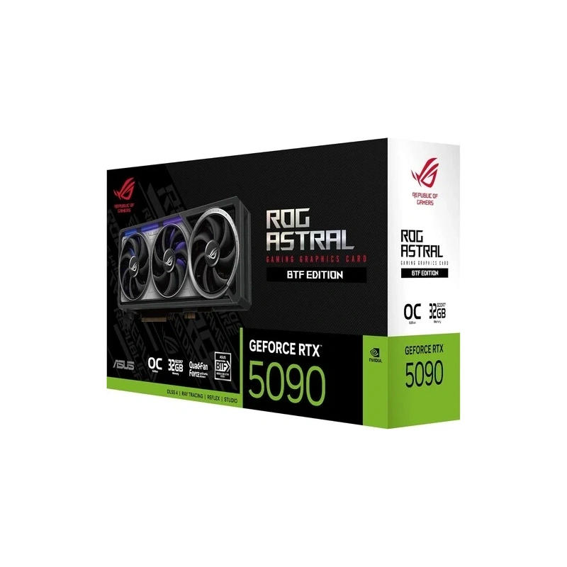 Видеокарта ASUS (ROG-ASTRAL-RTX5090-O32G-BTF-GAMING) GeForce RTX 5090 32GB ROG ASTRAL OC (90YV0NF0-M0NA00)