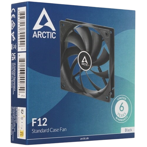 Вентилятор для корпуса Arctic Cooling F12 Black (ACFAN00201A)