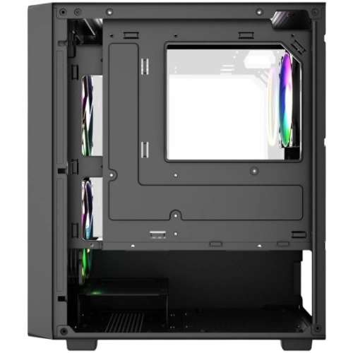 Компьютерный корпус Powercase Mistral SM04 TG ARGB Black (CMMSM04B-A3)