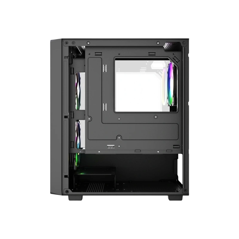 Компьютерный корпус Powercase Mistral SM04 TG ARGB Black (CMMSM04B-A3)