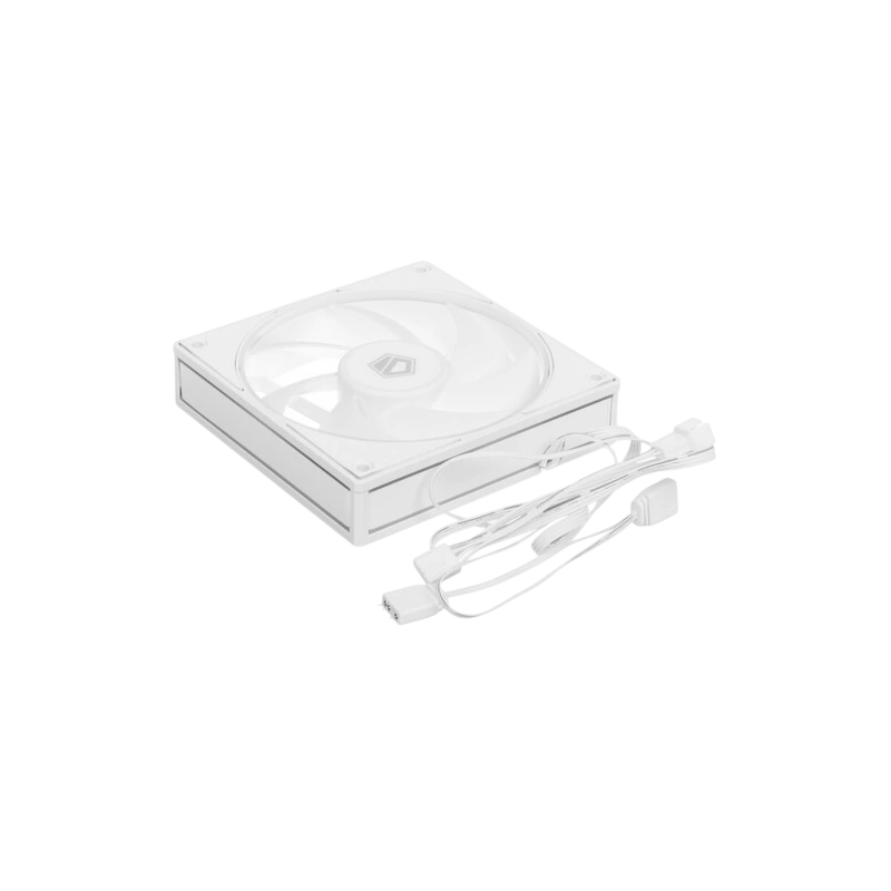 Вентилятор для корпуса ID-COOLING AF-127-ARGB-W ARGB White комплект крепежа