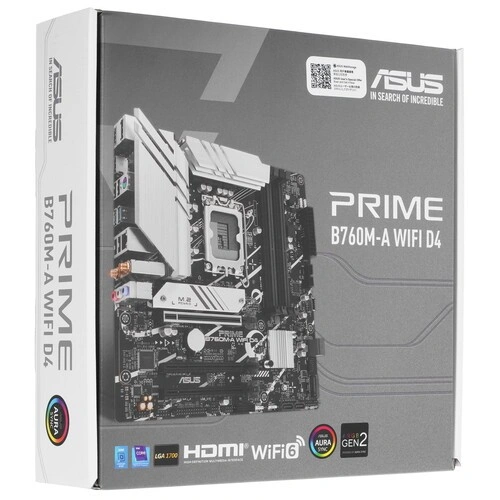 Материнская плата ASUS PRIME B760M-A WIFI D4 (90MB1CX0-M1EAY0)