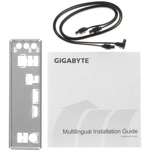 Материнская плата Gigabyte B760 DS3H DDR4 2 x кабель SATA, документация, задняя планка