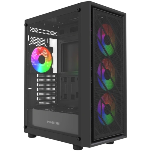 Компьютерный корпус Powercase Mistral EA16 TG FRGB Black (CMAEA16-L4)