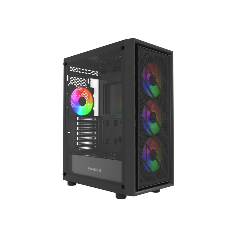 Компьютерный корпус Powercase Mistral EA16 TG FRGB Black (CMAEA16-L4)
