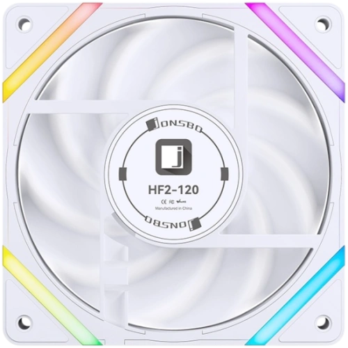 Вентилятор для корпуса JONSBO HF2-120W ARGB LED White