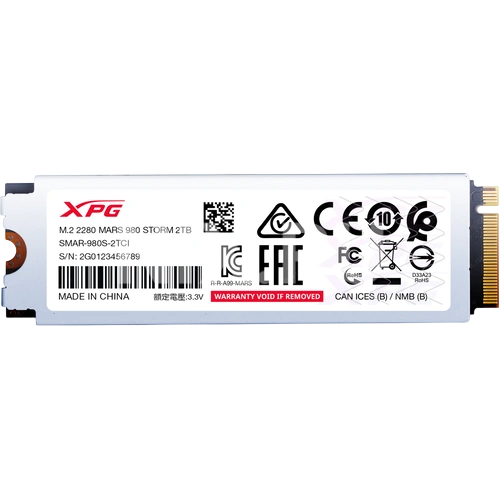 Твердотельный накопитель ADATA XPG 2000 Gb MARS 980 STROM (SMAR-980S-2TCI)