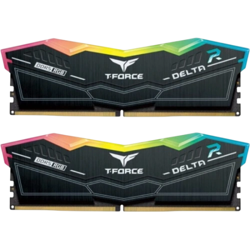 Оперативная память 32 Gb 7600 MHz Team Group T-FORCE DELTA RGB Black (FF3D532G7600HC36DDC01)