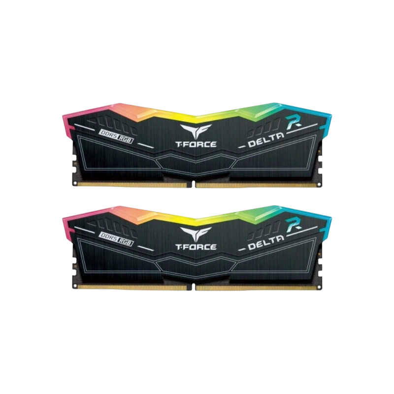 Оперативная память 32 Gb 7600 MHz Team Group T-FORCE DELTA RGB Black (FF3D532G7600HC36DDC01)