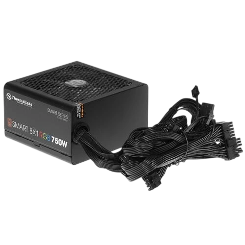 Блок питания Thermaltake 750W SMART BX1 RGB (PS-SPR-0750NHSABE-1) документация, комплект крепежа