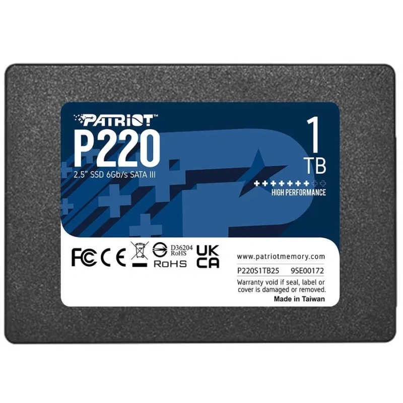Твердотельный накопитель Patriot 1000 Gb P220 (P220S1TB25) BOX