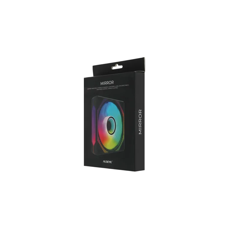 Вентилятор для корпуса ALSEYE ARGB Black Mirror-B-P