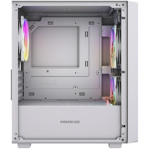 Компьютерный корпус Powercase Mistral SM04 TG ARGB White (CMMSM04W-A3)