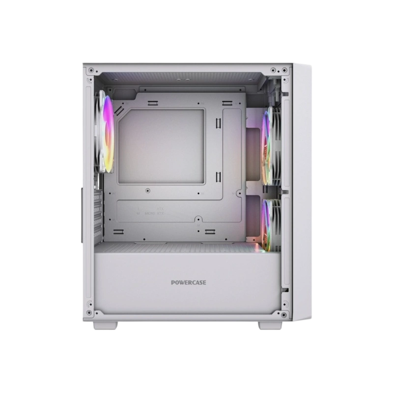Компьютерный корпус Powercase Mistral SM04 TG ARGB White (CMMSM04W-A3)