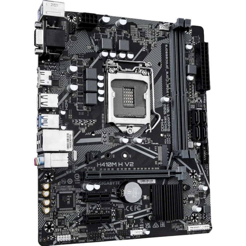Материнская плата Gigabyte H410M H V2 2.1