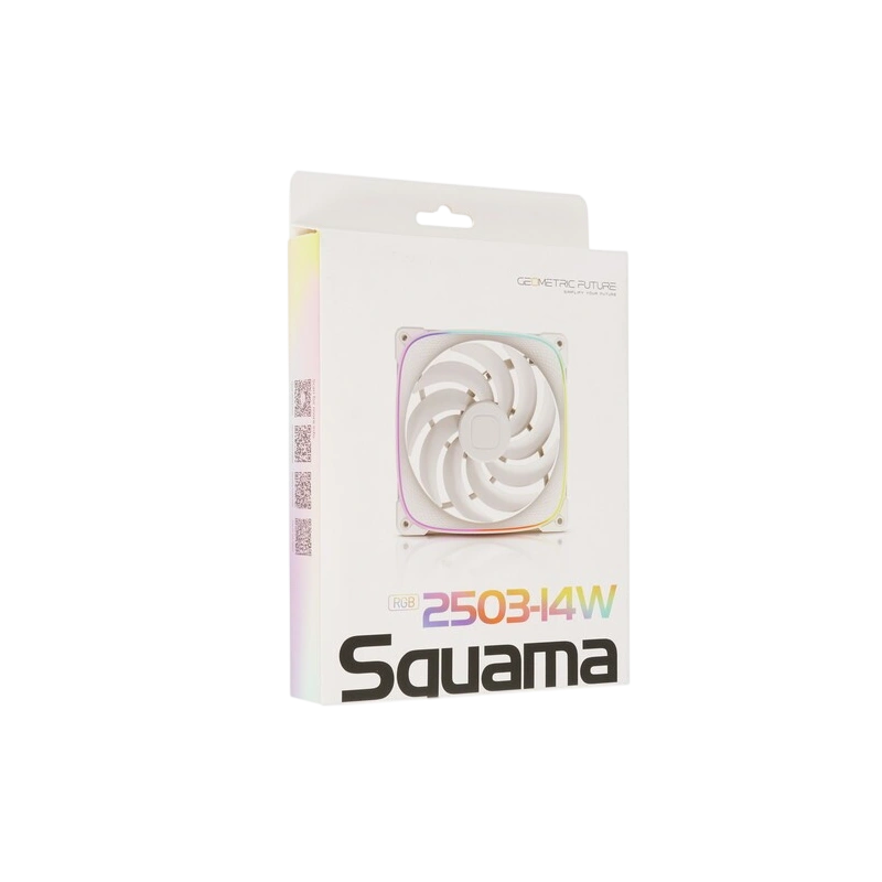 Вентилятор для корпуса Geometric Future Squama 2503W-14 Single Pack ARGB White (1F2503W114000)