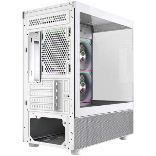 Компьютерный корпус Powercase Vision Micro M2 TG ARGB White (CVMWM2-A3)