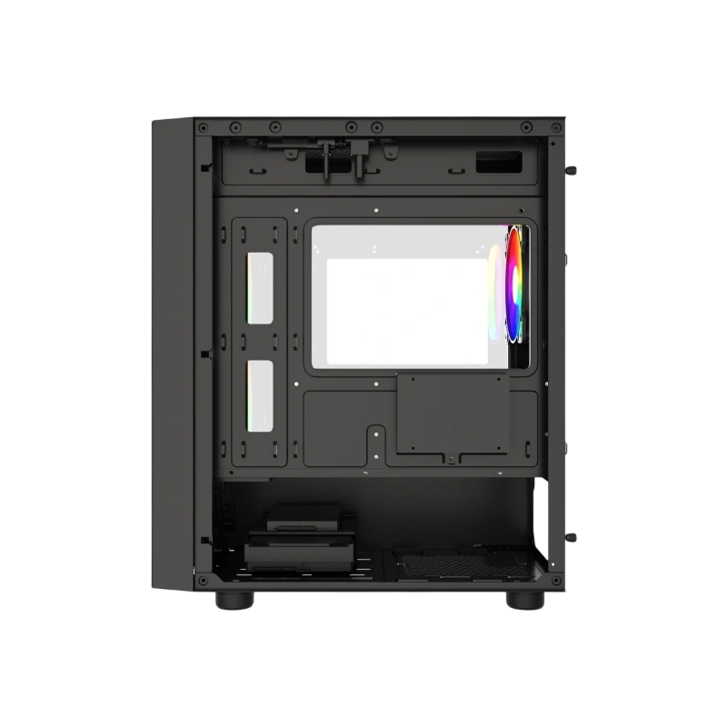 Компьютерный корпус Powercase Mistral Micro EM20 TG FRGB Black (CMMEM20B-L3)