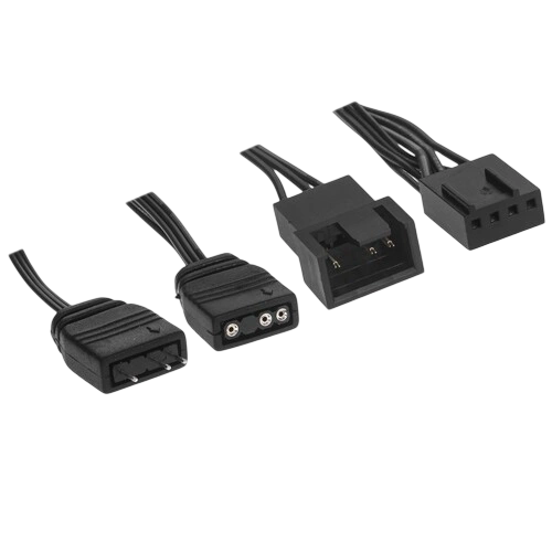 Вентилятор для корпуса Powercase (M55-12 ARGB) Black комплект крепежа