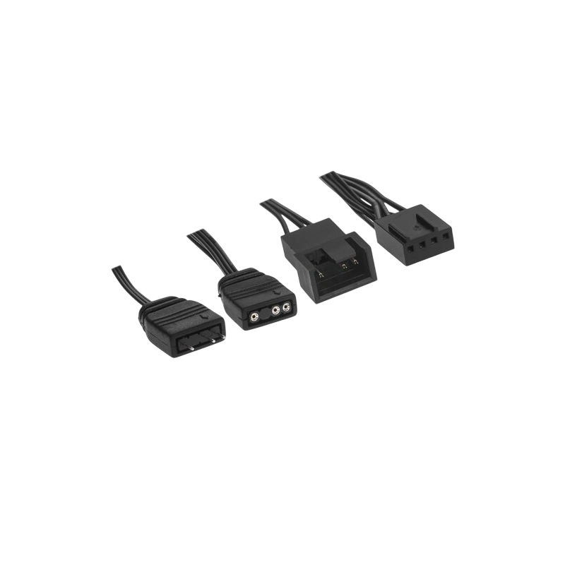 Вентилятор для корпуса Powercase (M55-12 ARGB) Black комплект крепежа