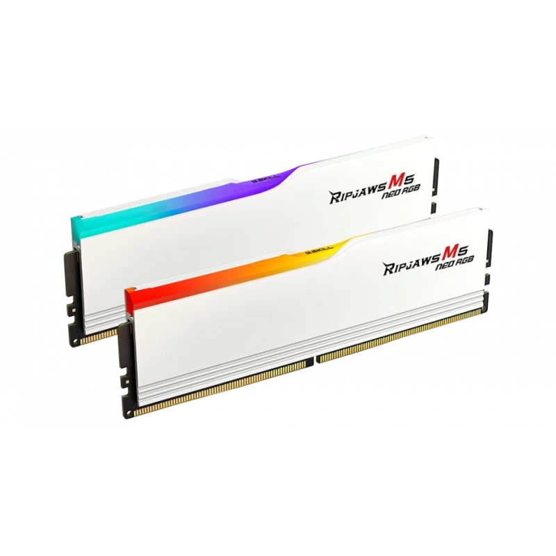 Оперативная память 64 Gb 6000 MHz G.Skill RIPJAWS M5 NEO RGB White (F5-6000J3636F32GX2-RM5NRW)