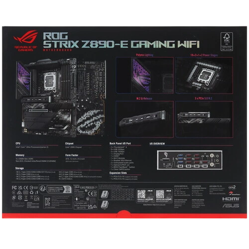 Материнская плата ASUS ROG STRIX Z890-E GAMING WIFI (90MB1IM0-M0EAY0)