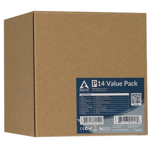 Вентилятор для корпуса Arctic Cooling P14 Black/Black ACFAN00136A