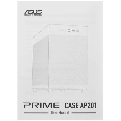 Компьютерный корпус ASUS PRIME CASE AP201 TG White (90DC00G3-B39010) документация