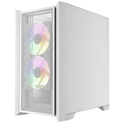 Компьютерный корпус Powercase ALISIO Micro Z3W ARGB V2 ARGB White (CAMZW-A3-V2)