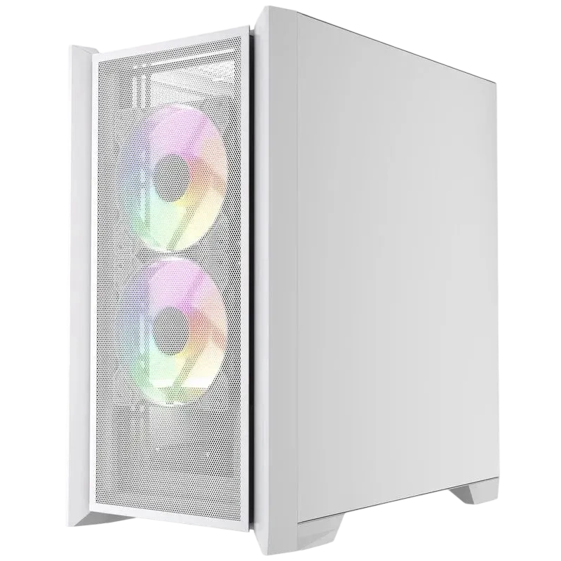 Компьютерный корпус Powercase ALISIO Micro Z3W ARGB V2 ARGB White (CAMZW-A3-V2)