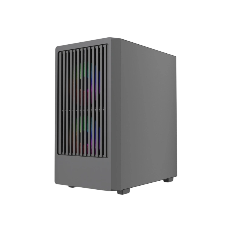 Компьютерный корпус Powercase Mistral SM07 TG ARGB Black (CMMSM07B-A3)