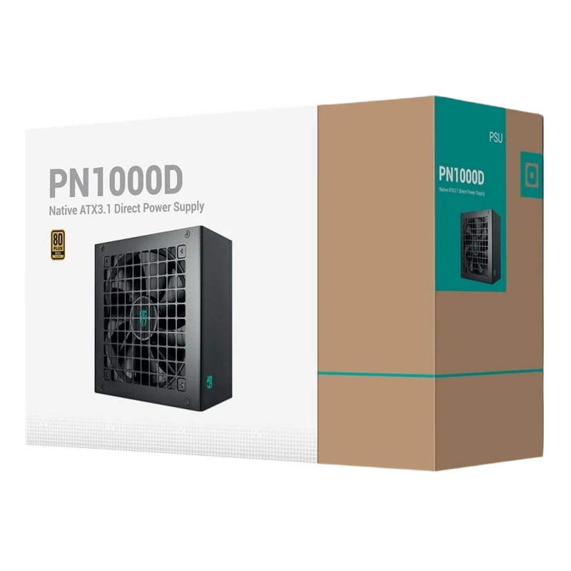 Блок питания Deepcool 1000W GAMERSTORM PN1000D 16 Pin (PCIe 5.0 Connector Cable Details) документация, кабельные стяжки, комплект крепежа