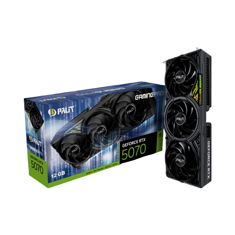 Видеокарта Palit (NE75070019K9-GB2050A) GeForce RTX 5070 12GB GAMINGPRO