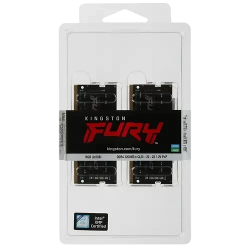 Оперативная память 16 Gb 3200 MHz Kingston FURY IMPACT (KF432S20IBK2/16)