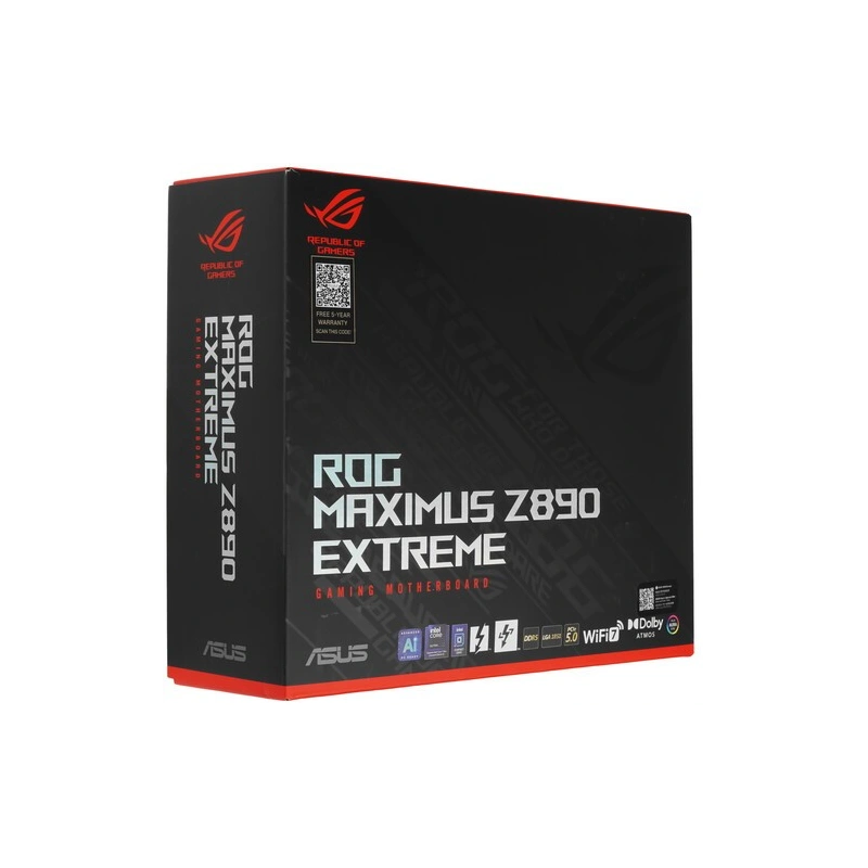 Материнская плата ASUS ROG MAXIMUS Z890 EXTREME (90MB1IA0-M0EAY0) 2 x кабель SATA, 2 x разветвитель ARGB, 2 x разветвитель для вентиляторов, Q-коннектор, антенна WiFi, держатель для вентилятора зоны ОЗУ, документация, комплект наклеек, крепеж для разъема 