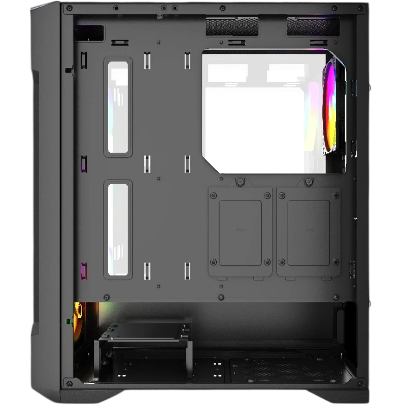 Компьютерный корпус Powercase Mistral X4B FRGB TG Black (CMXB-L4)